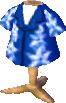 chemise Hawaï bleue
